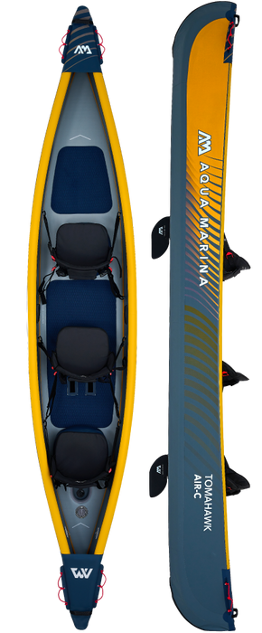Aqua Marina TOMAHAWK AIR-C 15'8" Inflatable High Pressure Speed Kayak / Canoe (2023)