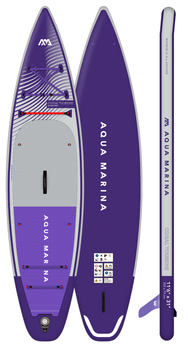 Aqua Marina CORAL TOURING-N 11'6" Inflatable Paddle Board Touring SUP(2023)