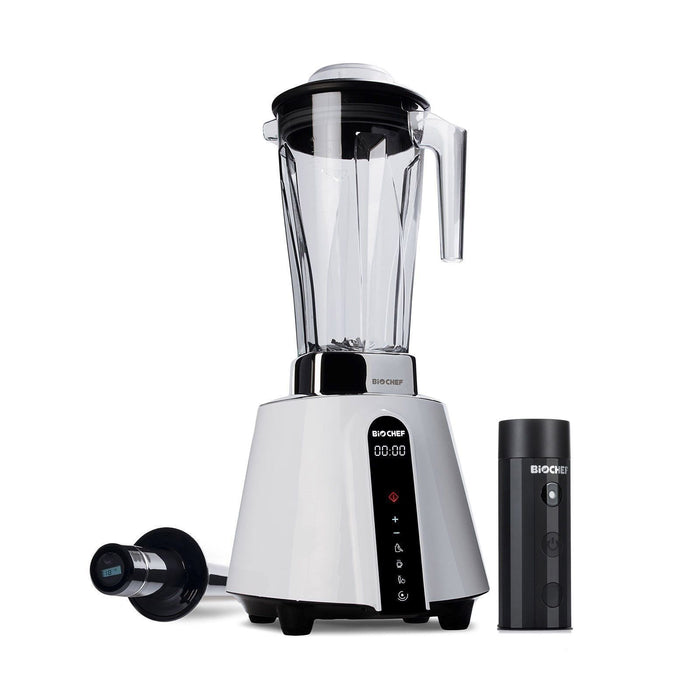 Living Food VACUUM Blender, Enzyme Protection Technology, WHITE