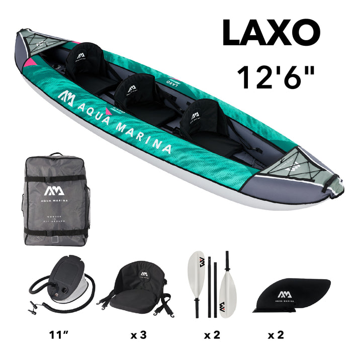Aqua Marina LAXO 12'6" Inflatable Recreational Kayak