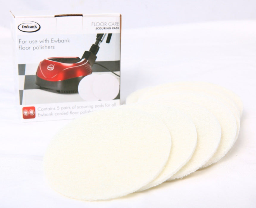 Ewbank Scouring Pads For Ewbank Floor Polishers EPV1100 & EP170 models, 2 Packs of 10 Pads each