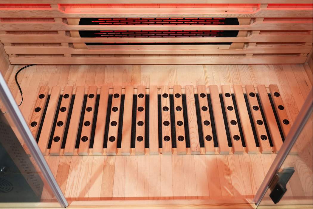 Blisspod I Venetian RED I All-In-One - Full Spectrum + Red Light Therapy I Indoor Premium Sauna I 3 Person