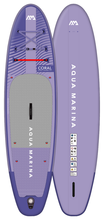 Aqua Marina CORAL-N 10'2" Inflatable Paddle Board All-Around Advanced SUP (2023)