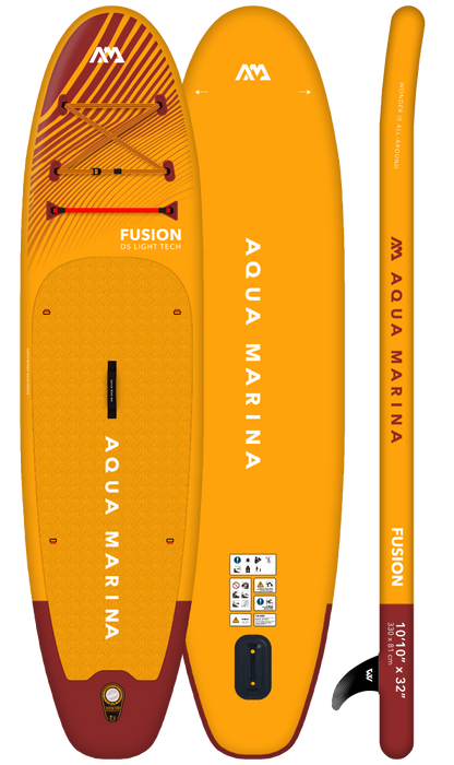 Aqua Marina FUSION 10'10" Inflatable Paddle Board All-Around SUP (2023)