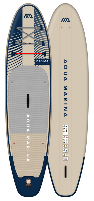 Aqua Marina MAGMA 11'2" Inflatable Paddle Board All-Around Advanced SUP (2023)