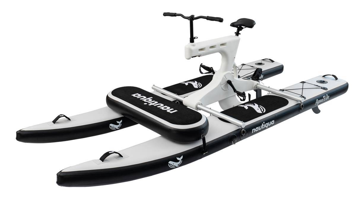 Nautiqua BORACAY Premium Catamaran Style Water Bike with Front Pad- 1 Person