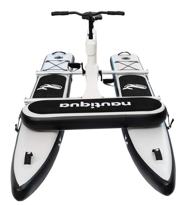 Nautiqua BORACAY Premium Catamaran Style Water Bike with Front Pad- 1 Person