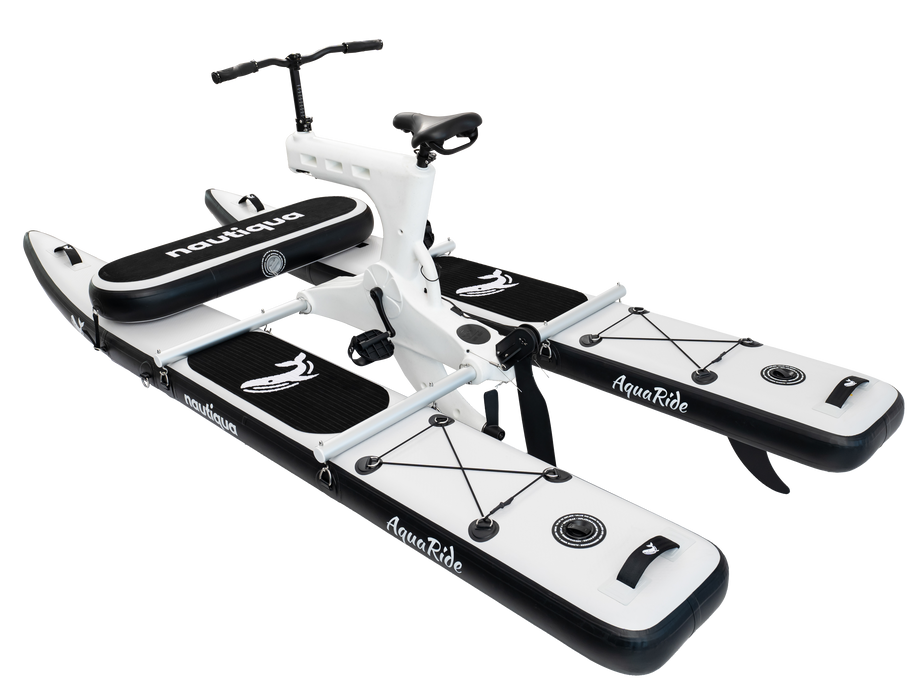 Nautiqua BORACAY Premium Catamaran Style Water Bike with Front Pad- 1 Person