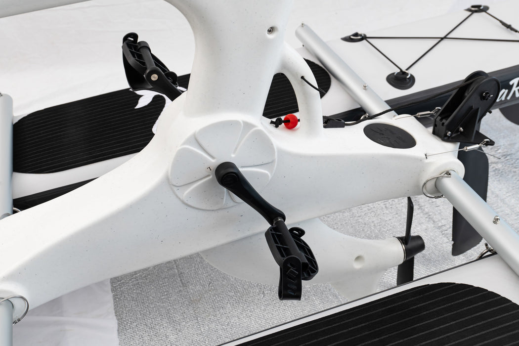 Nautiqua BORACAY Premium Catamaran Style Water Bike with Front Pad- 1 Person