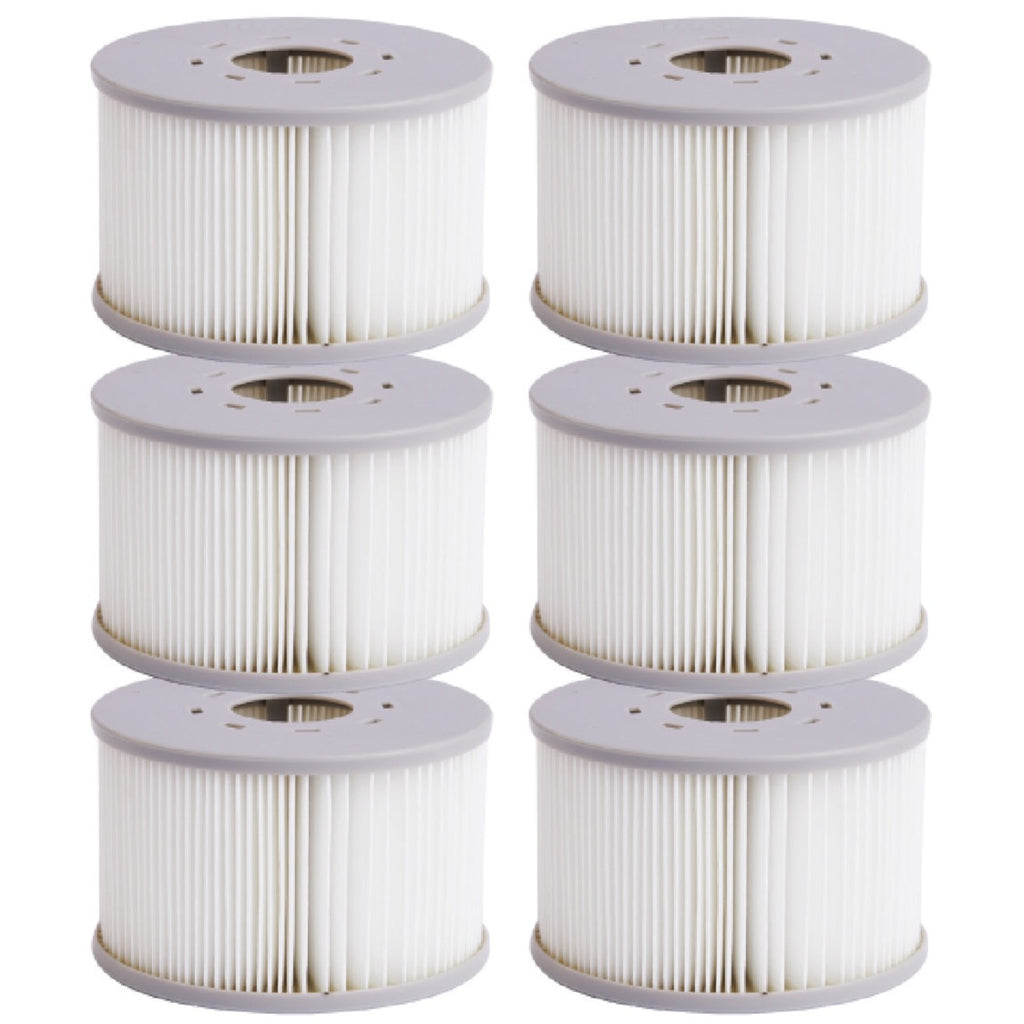 MSPA Filter Cartridge Plus Set - 90 Pleats - 6 Filter