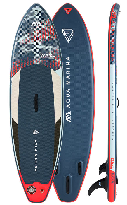 Aqua Marina WAVE 8'8" Inflatable Paddle Board Surf SUP