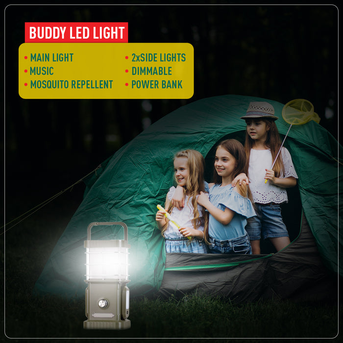 TRU De-LIGHT BUDDY Dimmable Lamp / Power Bank / Bluetooth Speaker / Independent Side Lamps - Music / Decoration - All-In-One