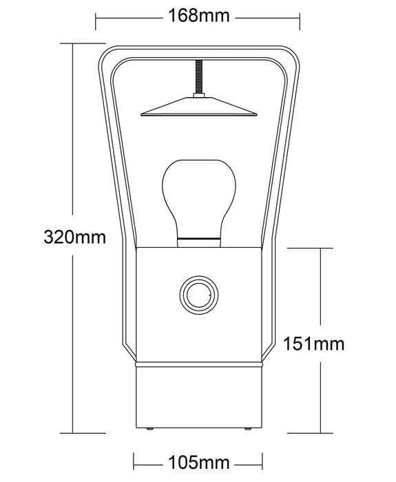 TRU De-LIGHT VIENNA Dimmable Desk Lamp - Lamp / Power Bank / Decoration All-In-One