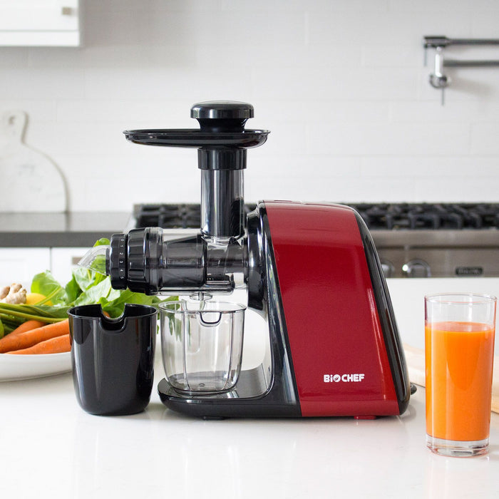 Axis - Compact, Cold Press, Masticating, a Complete Juicer - RED