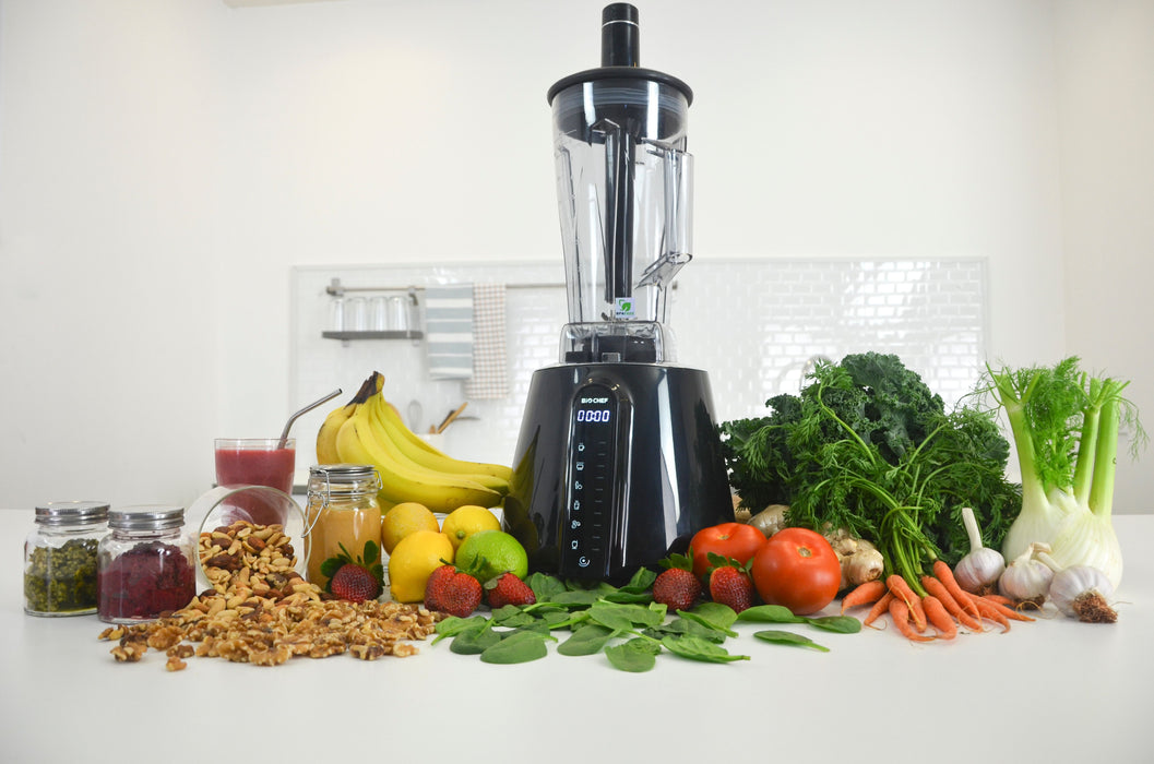 Living Food Blender, Enzyme Protection Technology, LED Touch, BLACK