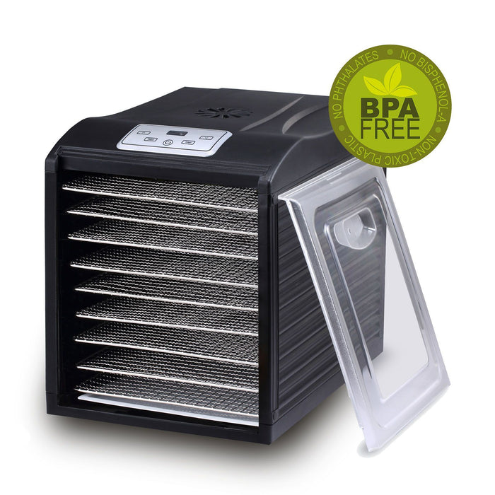 Arizona Sol 9 Steel Tray Food Dehydrator, BPA Free Body - BLACK