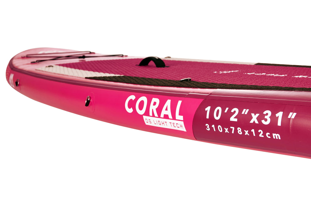 Aqua Marina Paddle Advanced Inflatable zoppinh Board SU CORAL 10\'2\