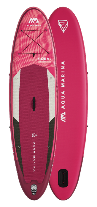 Aqua Marina CORAL 10'2" Inflatable Paddle Board All-Around Advanced SUP