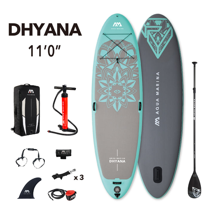 Aqua Marina DHYANA 11'0" Inflatable Paddle Board Fitness SUP