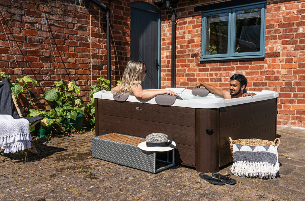 MSPA, FRAME SERIES, TRIBECA, Square Hot Tub &amp; Spa, UVC &amp; Ozone Sanitisation, 140 Air Bubble System, WI-FI &amp; APP Enabled - 6 Persons.