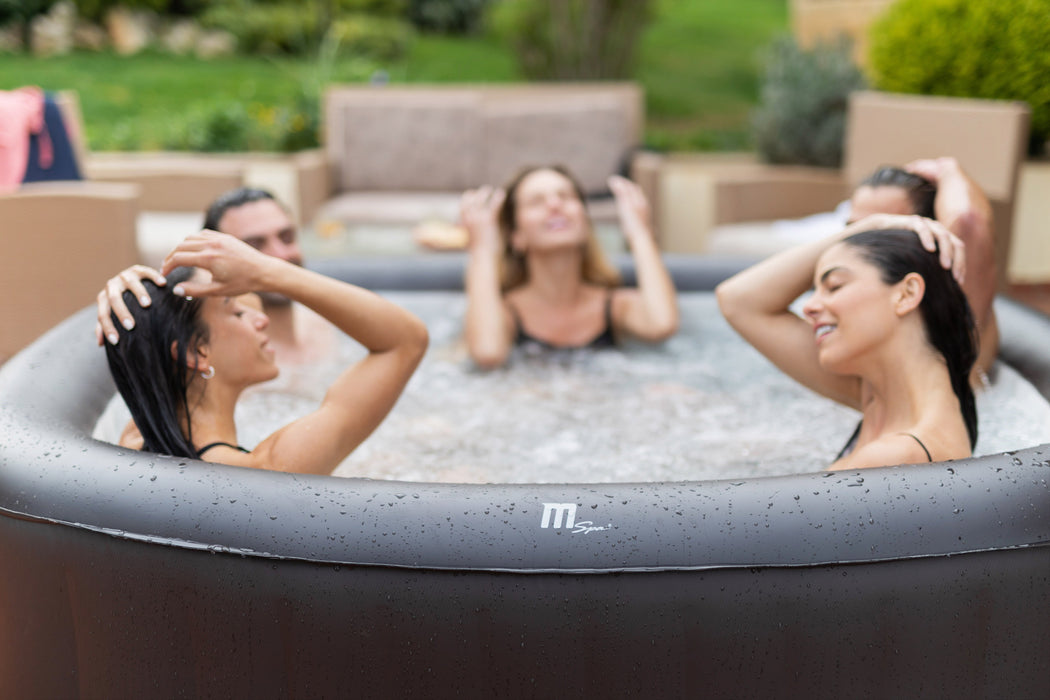 MSPA, VITO, URBAN SERIES, Self-Inflatable Hot Tub & Spa, 132 Air Bubble System, One Piece Quick Setup, Square - 6 Persons