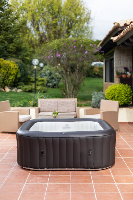 MSPA, VITO, URBAN SERIES, Self-Inflatable Hot Tub & Spa, 132 Air Bubble System, One Piece Quick Setup, Square - 6 Persons