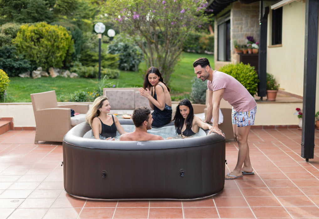 MSPA, VITO, URBAN SERIES, Self-Inflatable Hot Tub & Spa, 132 Air Bubble System, One Piece Quick Setup, Square - 6 Persons