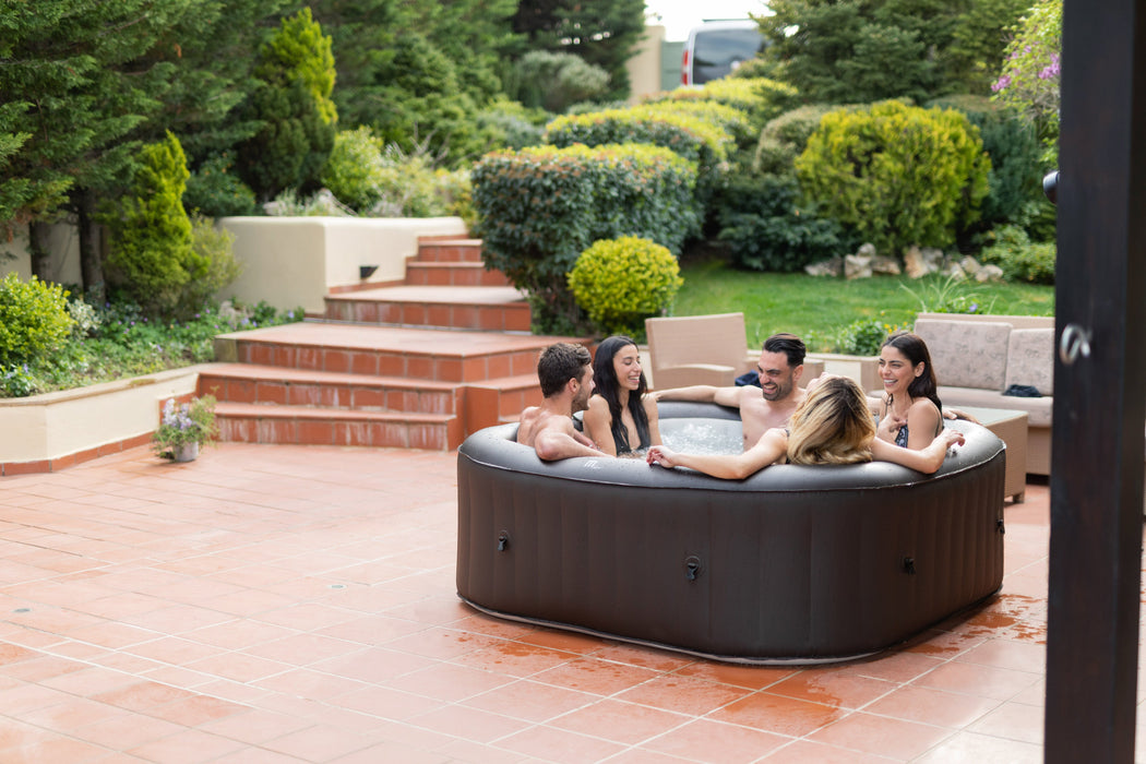 MSPA, VITO, URBAN SERIES, Self-Inflatable Hot Tub & Spa, 132 Air Bubble System, One Piece Quick Setup, Square - 6 Persons