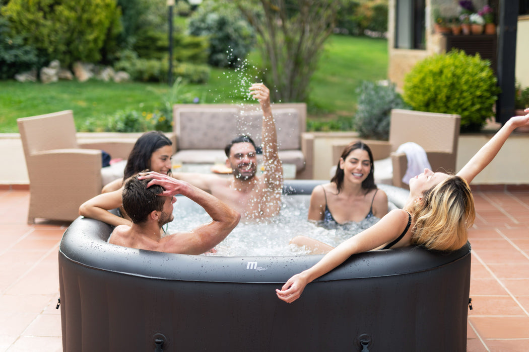 MSPA, VITO, URBAN SERIES, Self-Inflatable Hot Tub & Spa, 132 Air Bubble System, One Piece Quick Setup, Square - 6 Persons