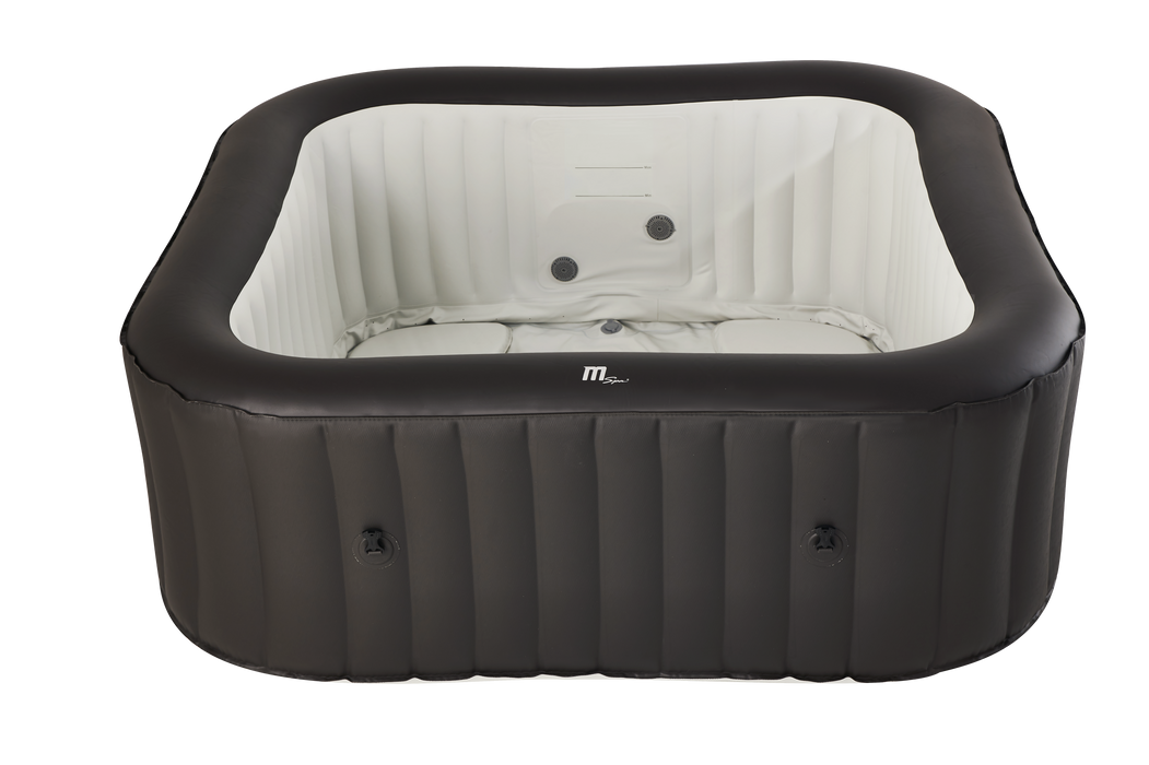 MSPA, VITO, URBAN SERIES, Self-Inflatable Hot Tub & Spa, 132 Air Bubble System, One Piece Quick Setup, Square - 6 Persons