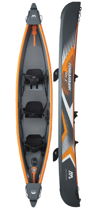 Aqua Marina Kayak High-Back Seat with Spongy Cushion Black One Size Inflatable Kayaks