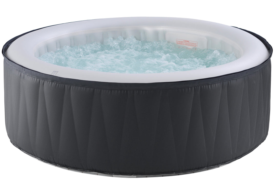 MSPA, AURORA, DELIGHT SERIES, Inflatable Hot Tub &amp; Spa, 138 Air Bubble System, One Piece Quick Setup, Round - 6 Persons