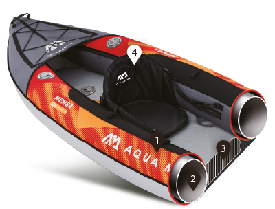 Aqua Marina MEMBA 12'10" Inflatable Touring Kayak